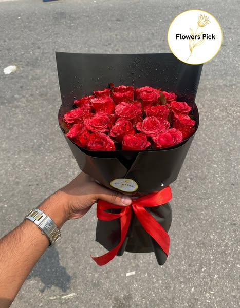 Premium fresh roses bouquet - Image 3