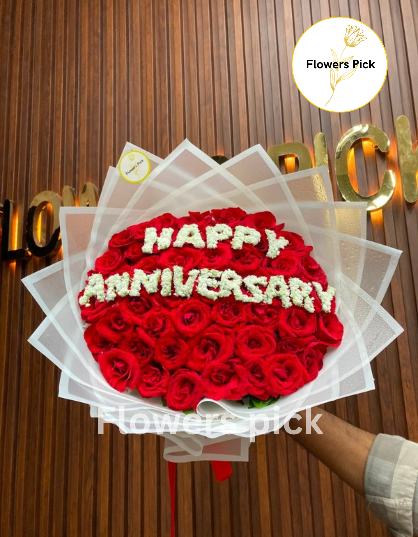 Premium Red Roses Bouquet ❤️